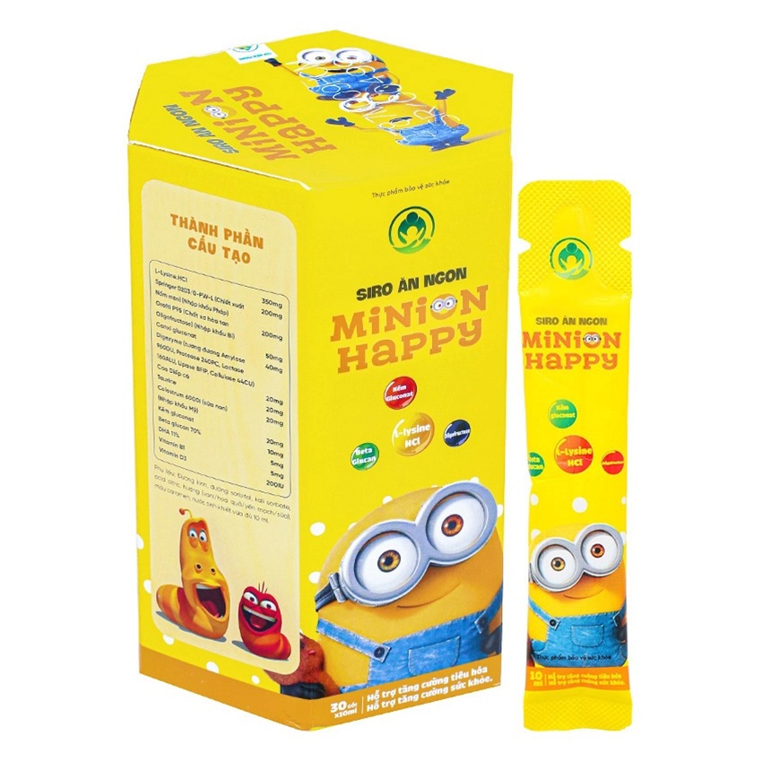 Siro ăn ngon Minion Happy 30 gói hình 1