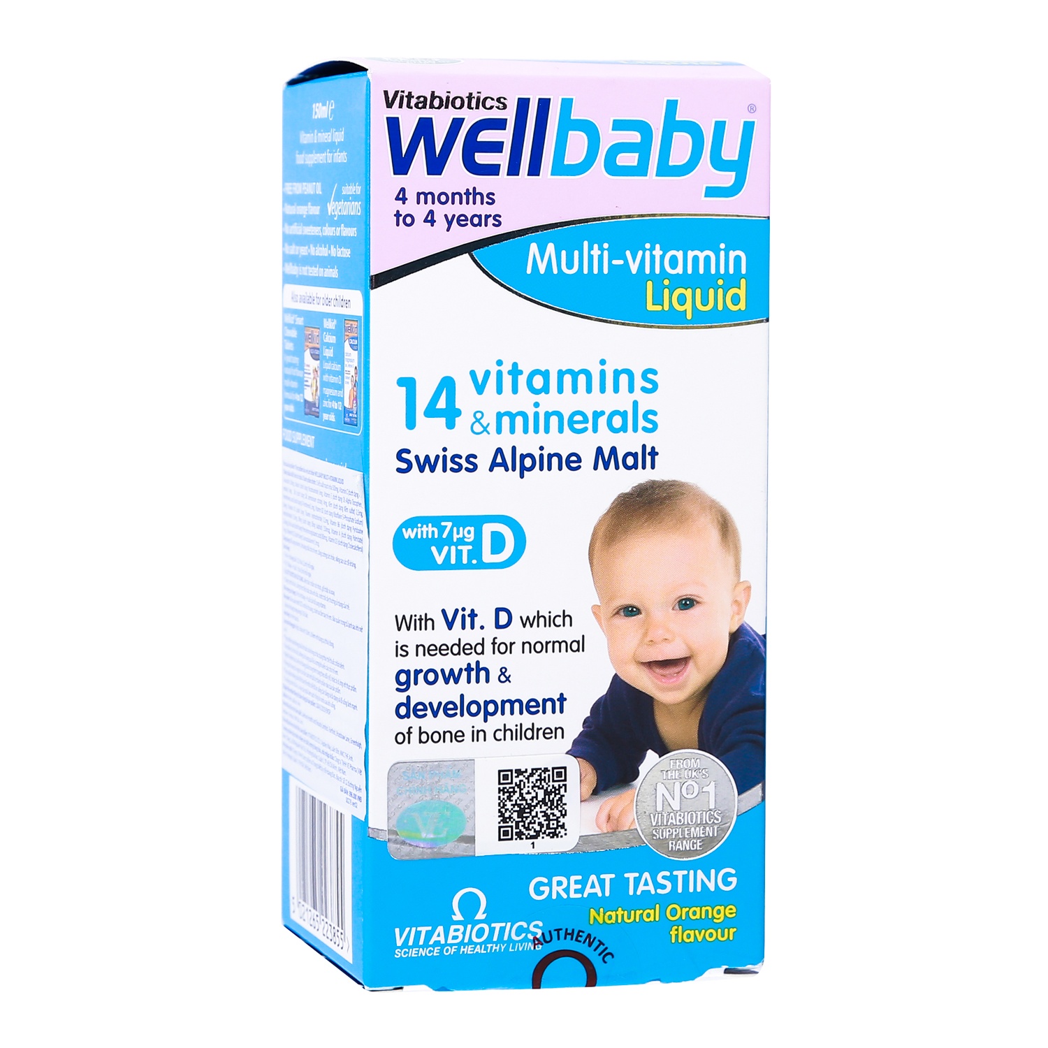 Siro cho bé Wellbaby Multi-Vitamin Liquid 150ml hình 3