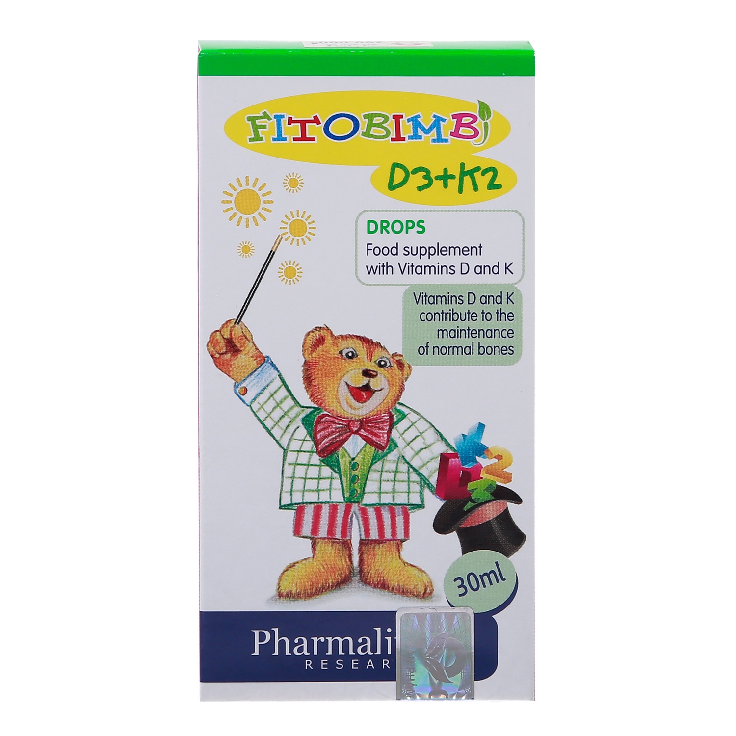 Vitamin D3K2 Fitobimbi (30ml) hình 1