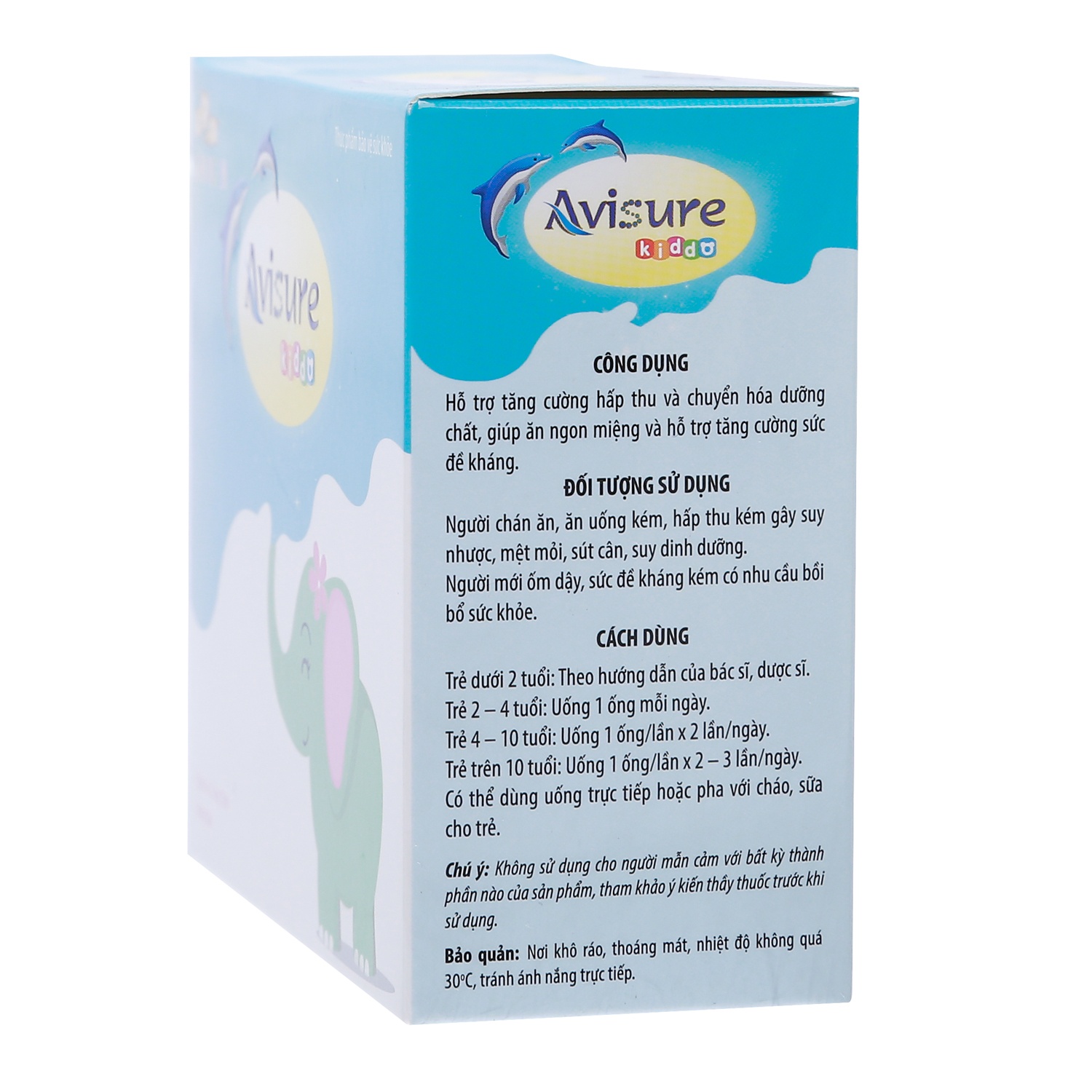 Siro kích thích ăn ngon Avisure Kiddo 20x10ml hình 3