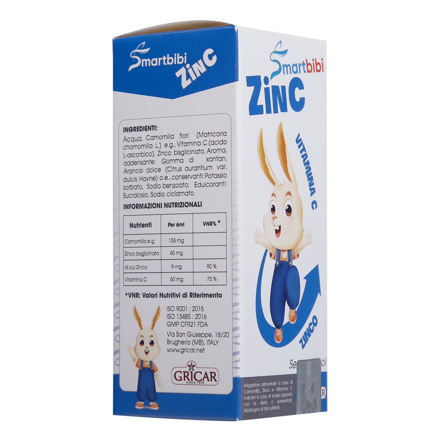 Smartbibi ZINC Bổ sung Kẽm, Vitamin C 30ml (0M+) hình 3