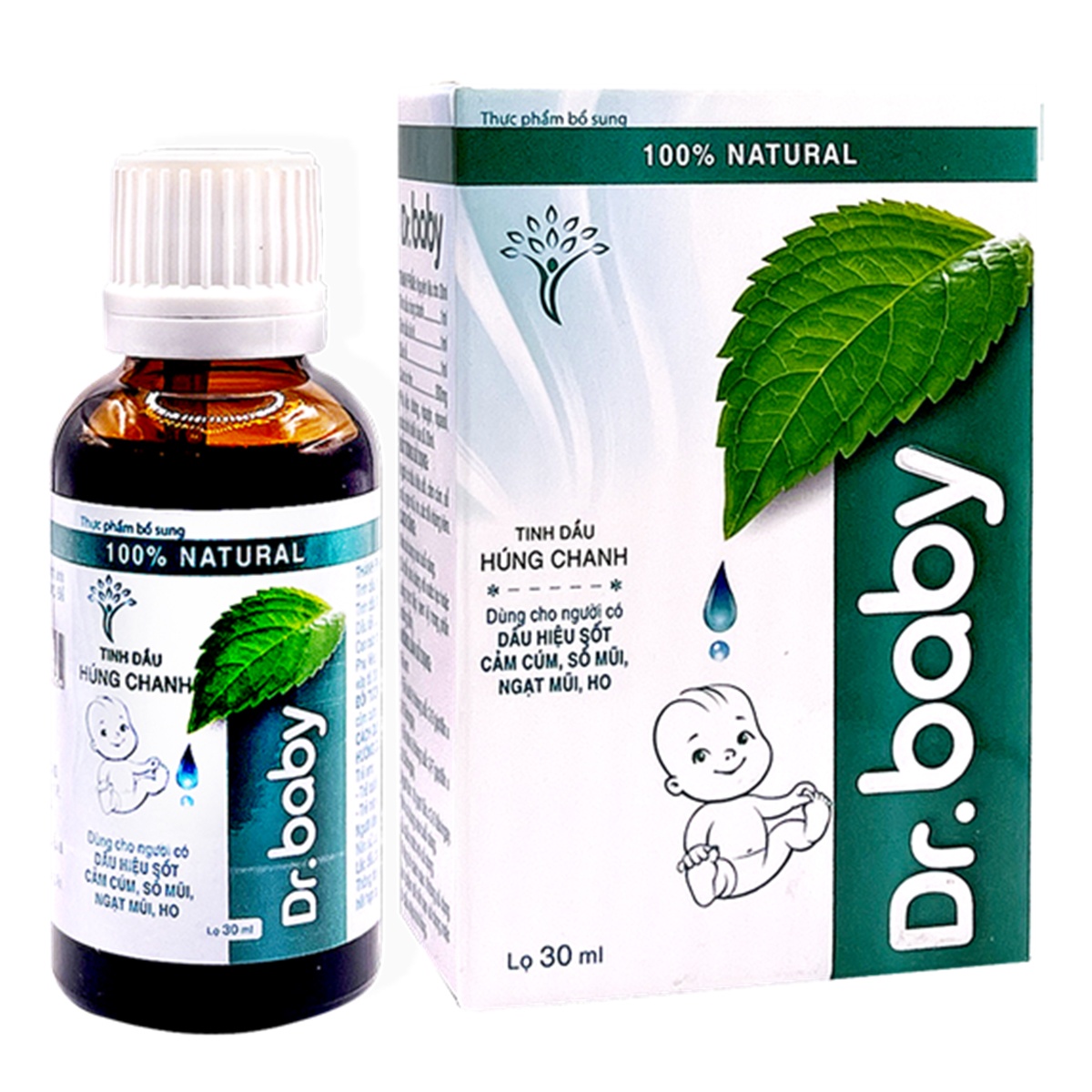 Tinh dầu húng chanh Dr.baby hình 1