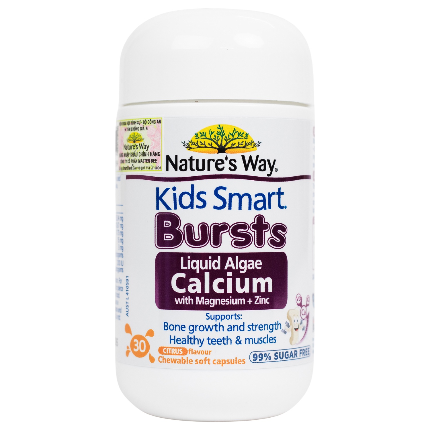 Viên nhai Canxi tổ ong, tảo biển Nature's Way hình 1