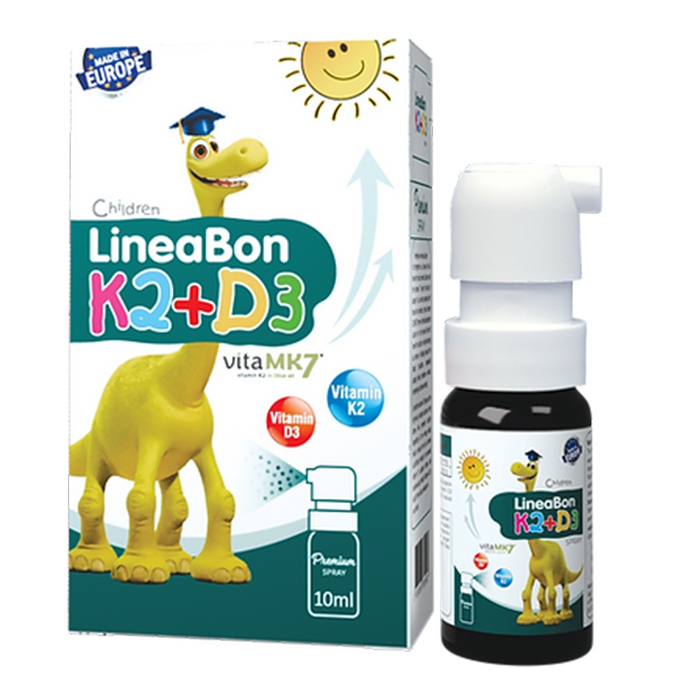 Vitamin D3, K2 Lineabon dạng xịt 10ml (0M+) hình 1