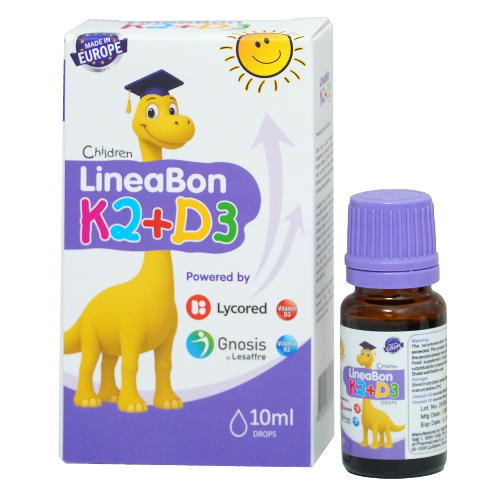 Vitamin D3K2 Lineabon Drops 10ml hình 2