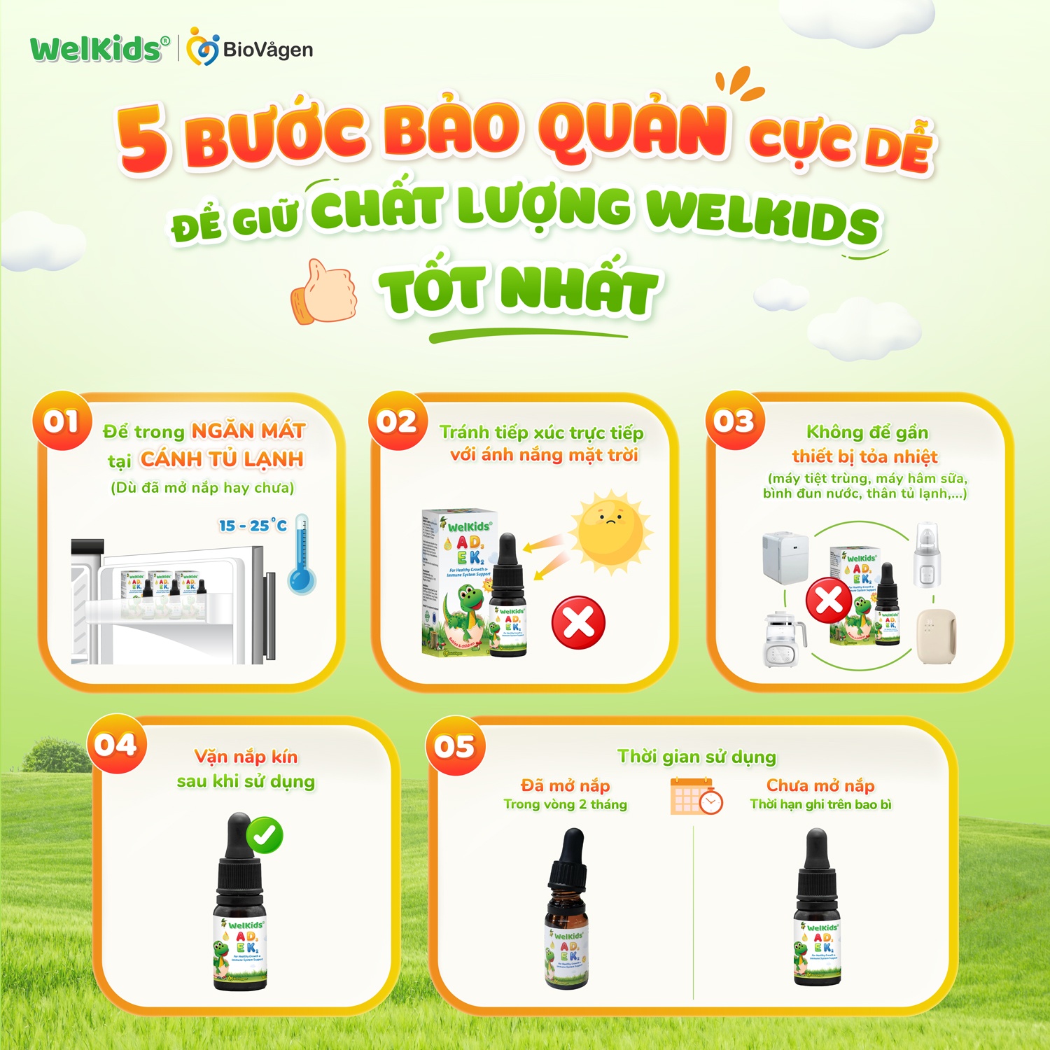 Vitamin tổng hợp WelKids Adek 10ml hình 6