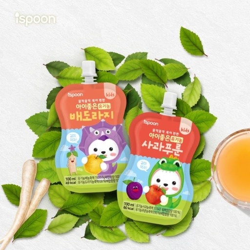 Nước hoa quả Ispoon vị Tao Mận 100ml  hình 2