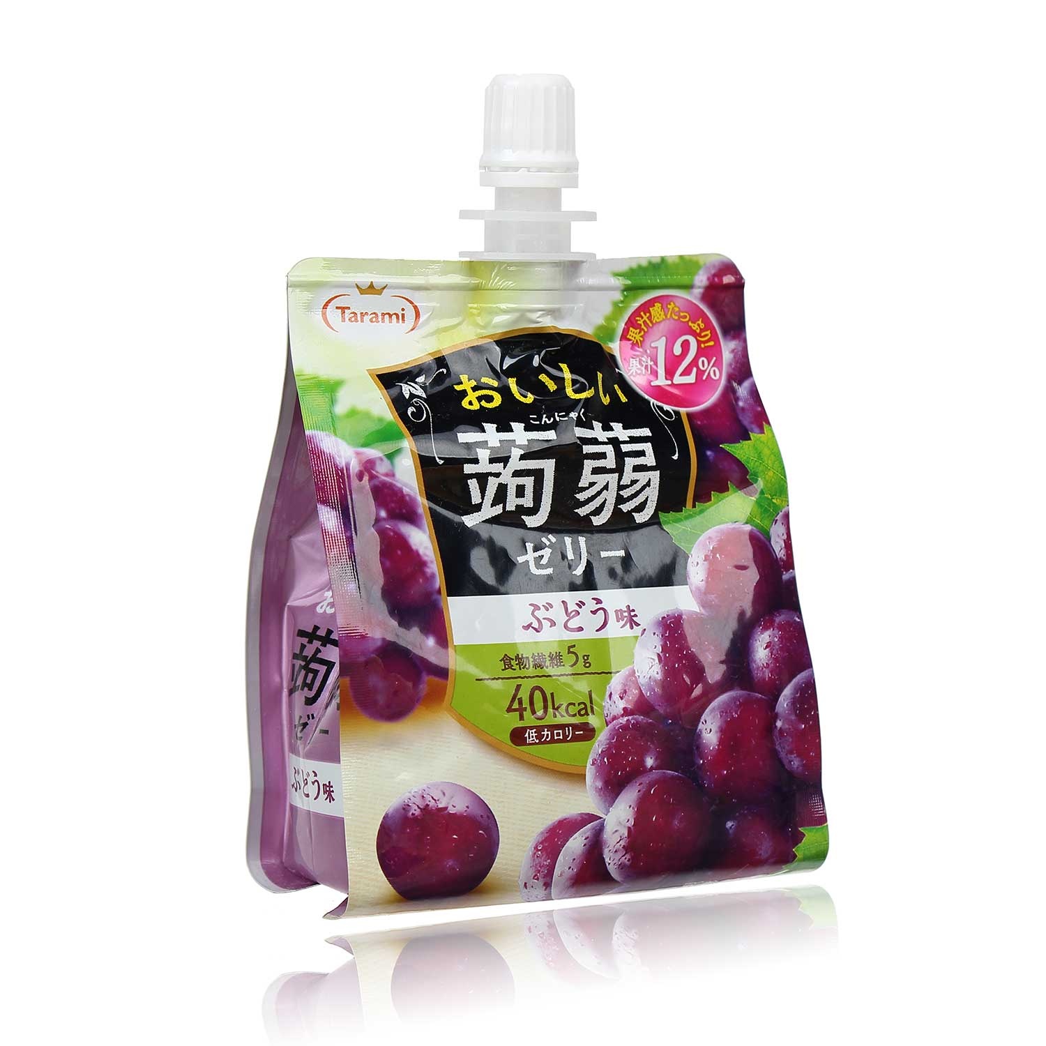 Nước hoa quả vị nho Oishi Konnyaku 150g hình 2