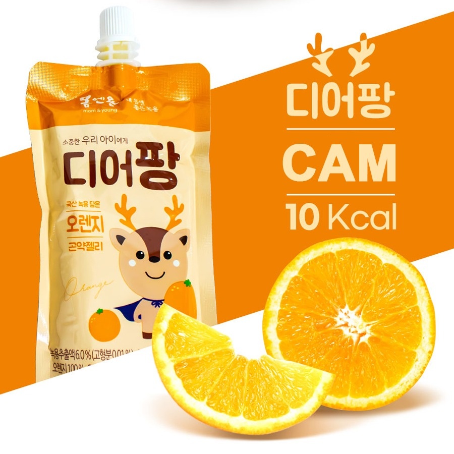 Nước thạch nhung hươu DeerPang cam 120g