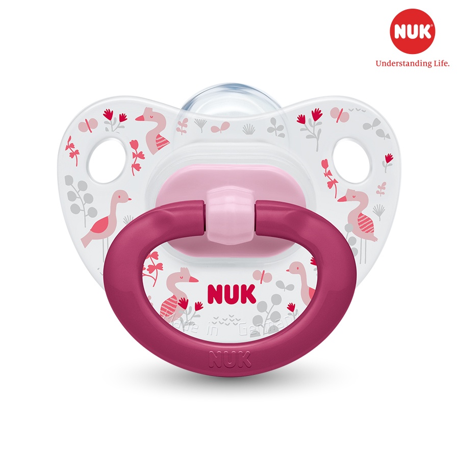 Bộ 2 ty giả NUK Hapyydays Silicone cho bé 0-18M hình 2