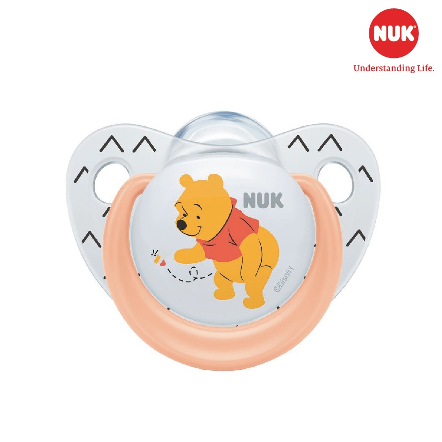 Bộ 2 ty ngậm Silicone Disney Plus Nuk cho bé (0-18M) hình 2