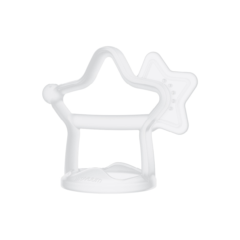 Gậm nướu silicone Moyuum hình sao trong suốt 1