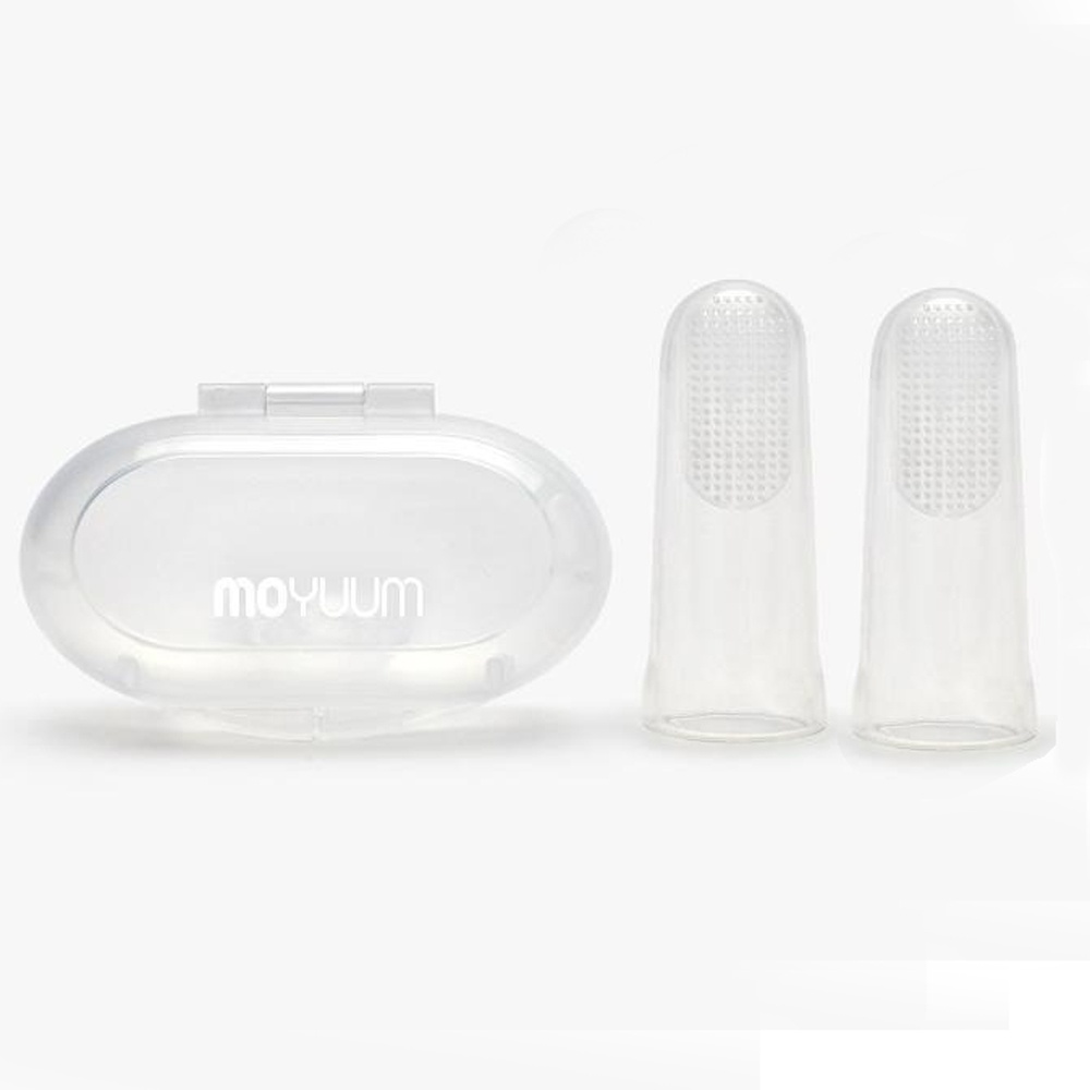 Set bàn chải và rơ lưỡi silicone Moyuum  hình 2