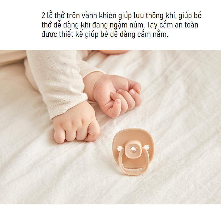 Ty ngậm Moyuum size 1 (Xanh) hình 5
