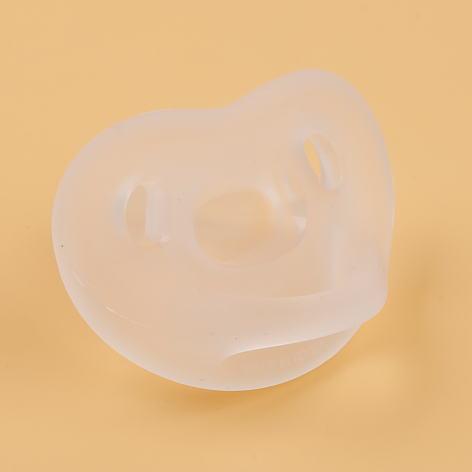 Ty ngậm silicone Moyuum kèm hộp Stage 2 (Trong suốt) hình 2