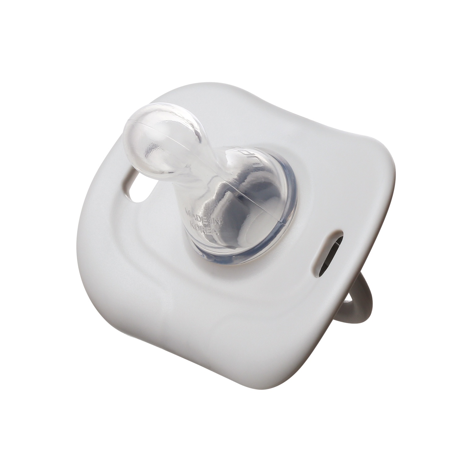 Ty ngậm silicon Upis Premium Xám cho bé 0M+, 4M+ hình 3