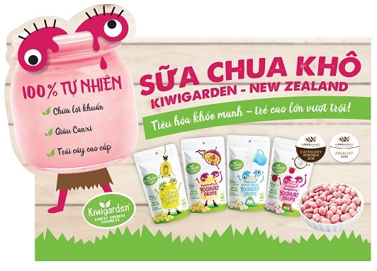 Sữa chua khô Kiwigarden kiểu Hy Lạp 20g Sữa chua khô Kiwigarden kiểu Hy Lạp 20g cho bé hình 2
