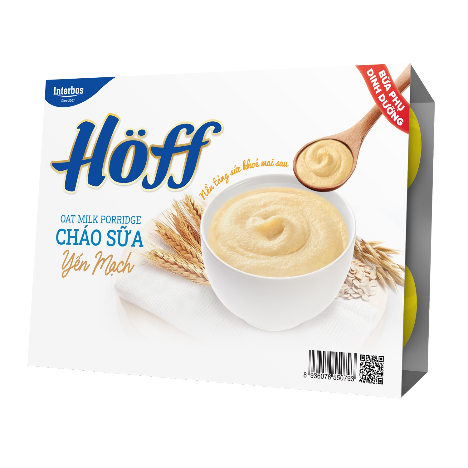 Cháo sữa Hoff vị phô mai yến mạch 6*55g