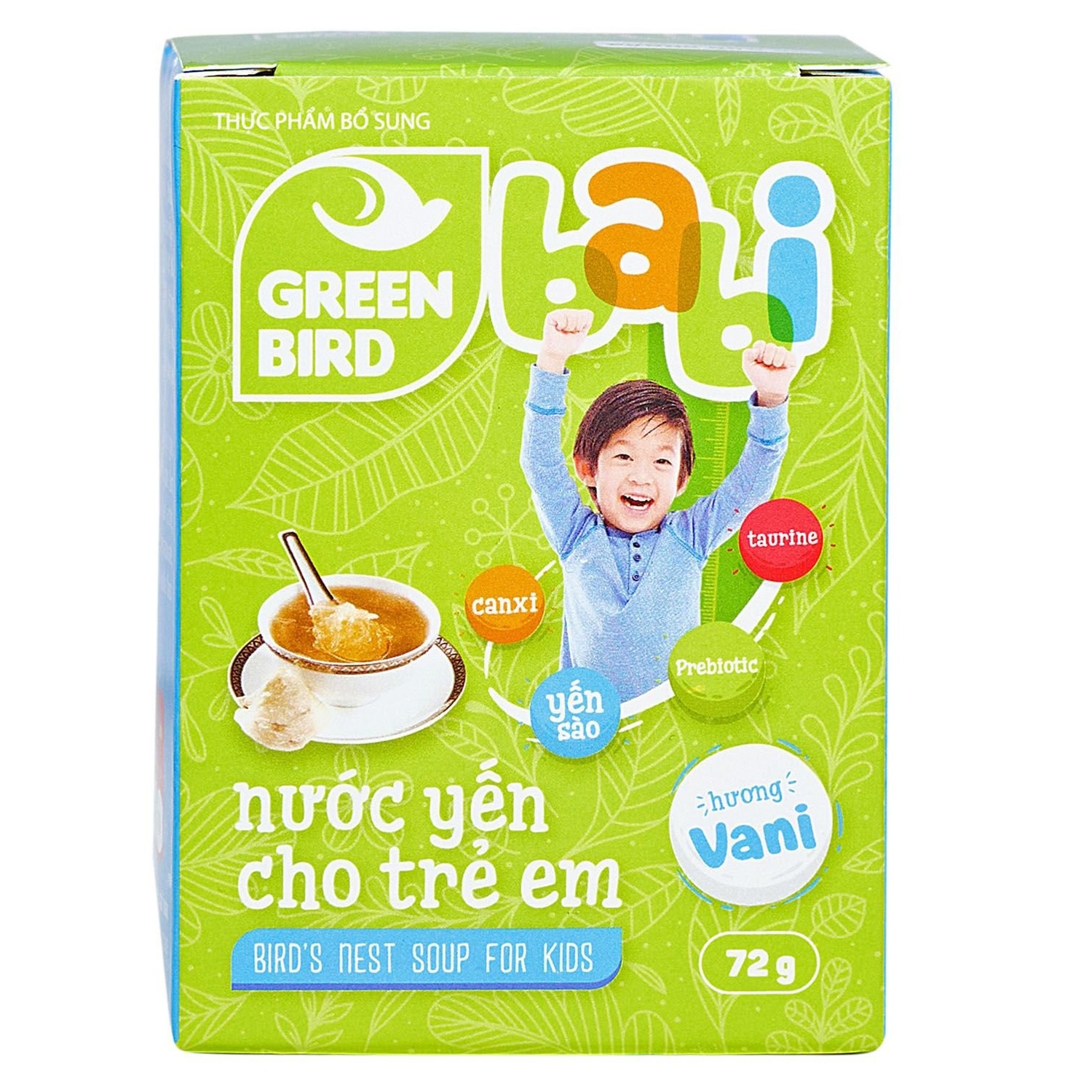 Nước yến sào hương vani GreenBird Babi hũ 72g hình 1
