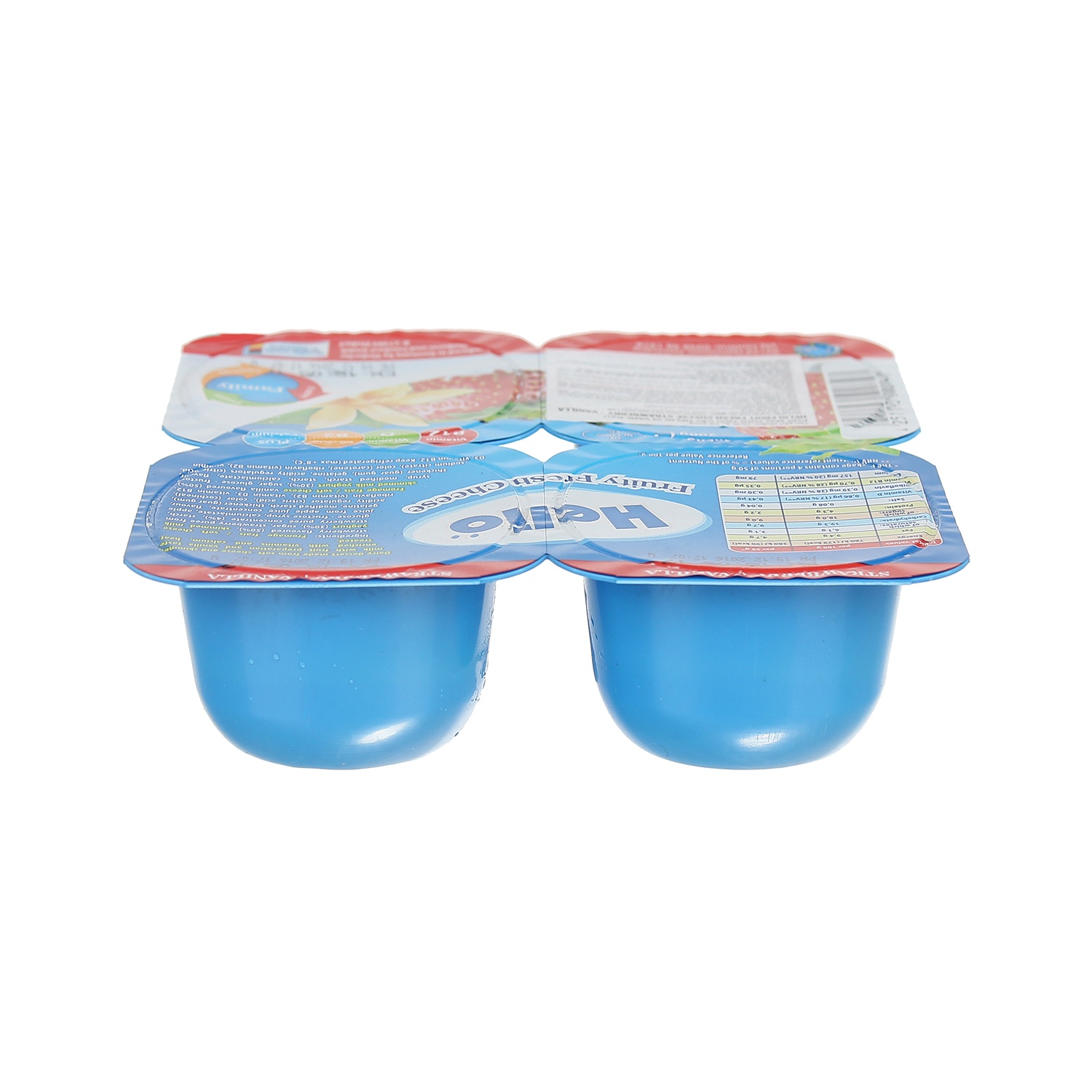 Phô mai tươi trái cây Helio vị Vani - Dâu cho bé trên 6 tháng tuổi hình 3