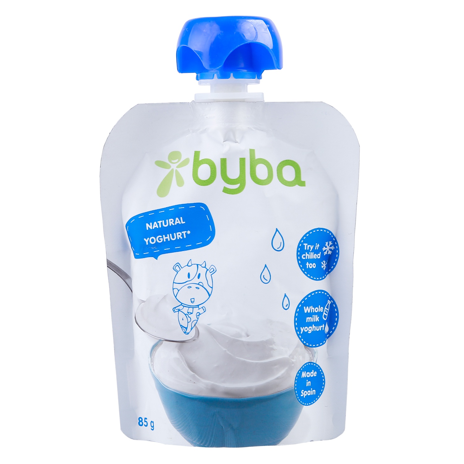 Sữa chua Byba vị tự nhiên cho bé độ tuổi 6M+ (Dạng túi) 85g hình 1