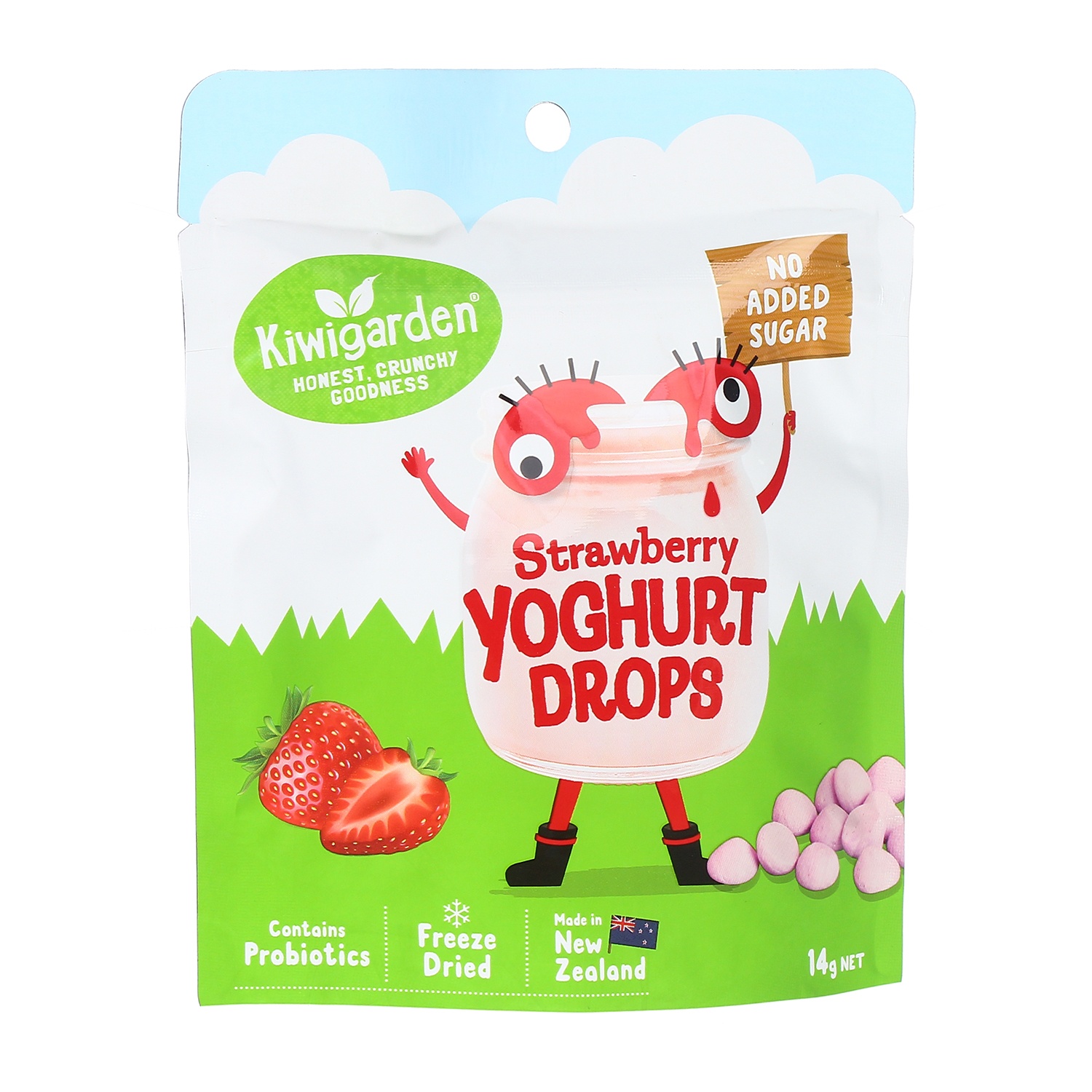 Sữa chua khô Kiwigarden vị Dâu Tây 14g hình 2