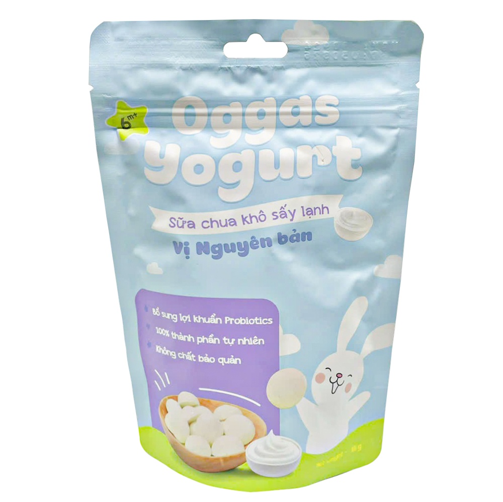 Sữa chua khô Oggas Yougurt vị nguyên bản 18g