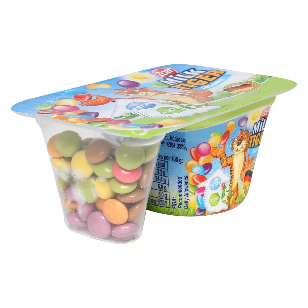 Sữa chua Milk Tiger kèm kẹo Cacao 76g Sữa chua Milk Tiger kèm kẹo Cacao 76g hình 1