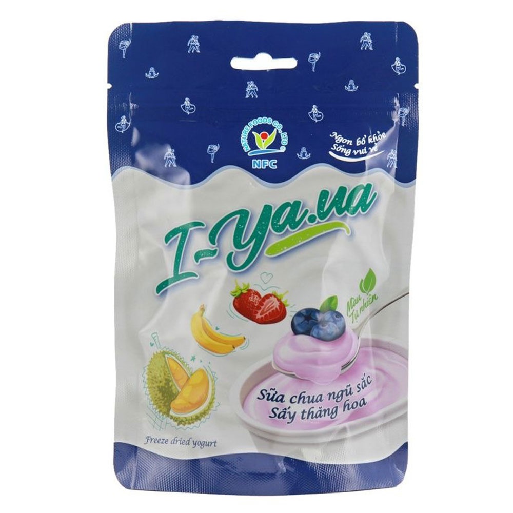 Sữa chua ngũ sắc sấy thăng hoa I.Yaua 25g hình 1