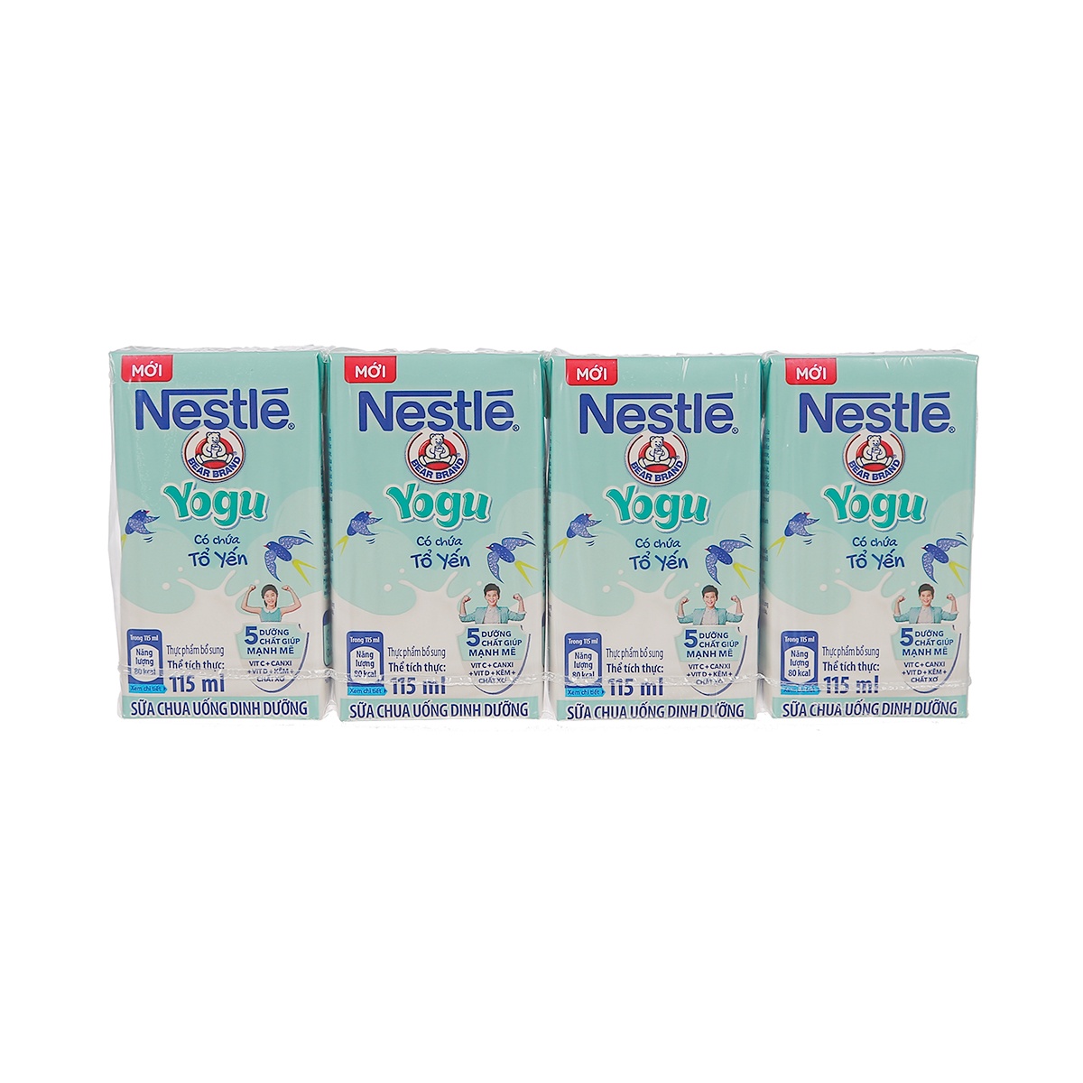 Sữa chua uống Nestlé Yogu (4x115ml) cho bé trên 1 tuổi hình 1