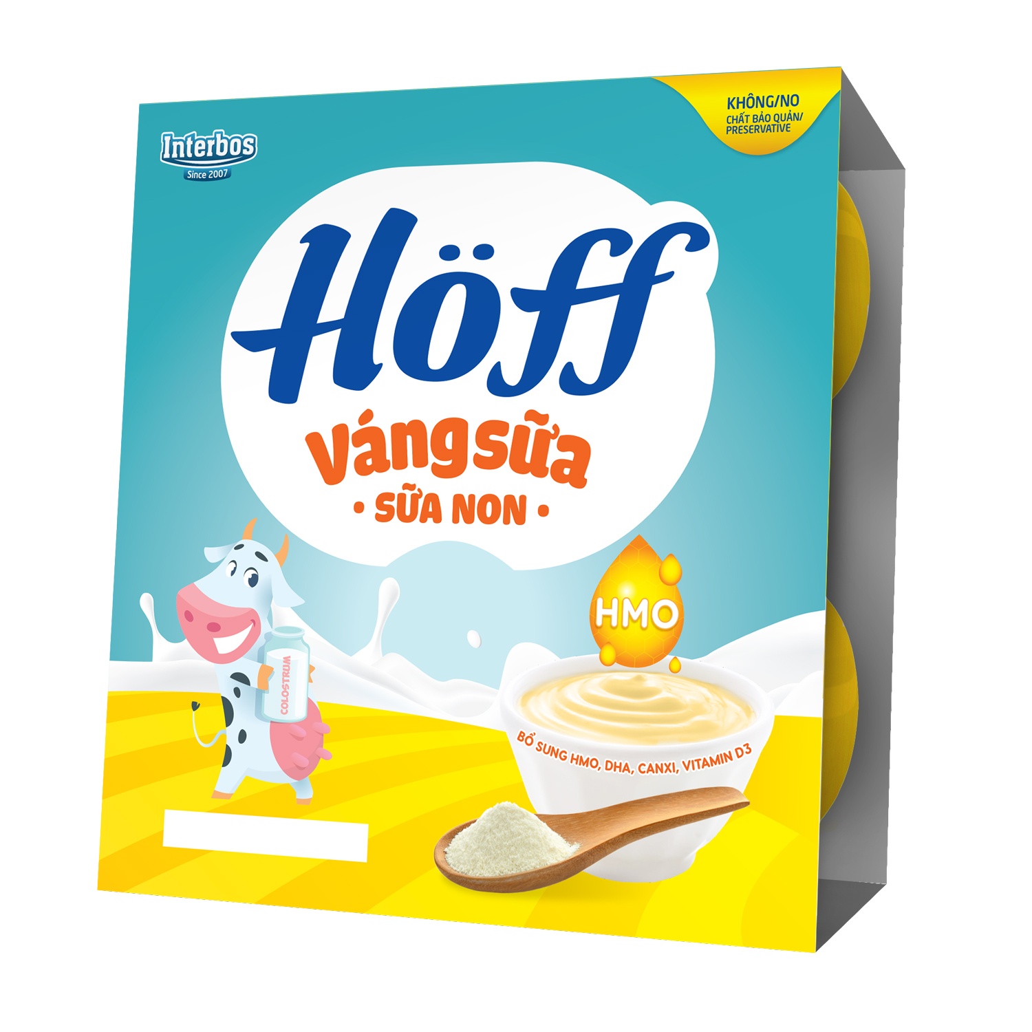 Váng sữa Hoff vị sữa non 4x55g