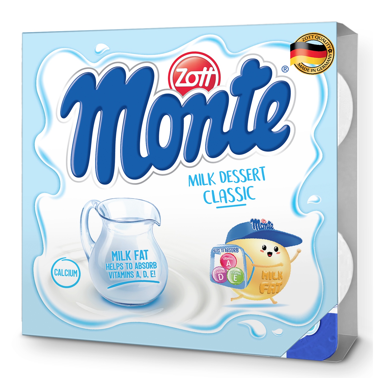 Váng sữa Zott Monte Classic 4x55g hình 2