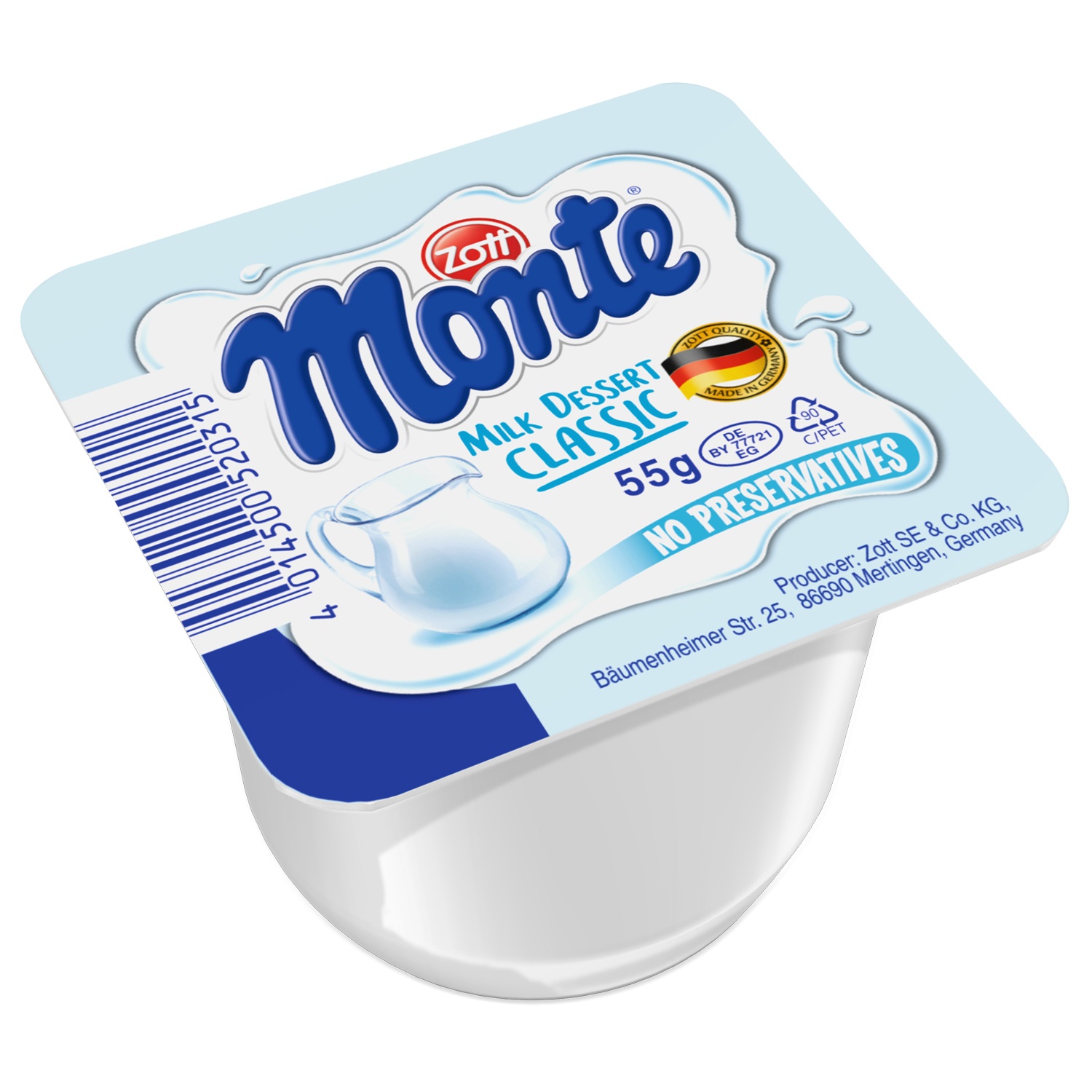 Váng sữa Zott Monte Classic 4x55g hình 3