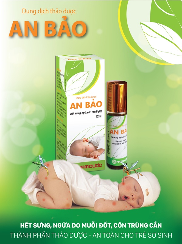 Dung dịch thảo dược An Bảo trị muỗi đốt (12ml) hình 2
