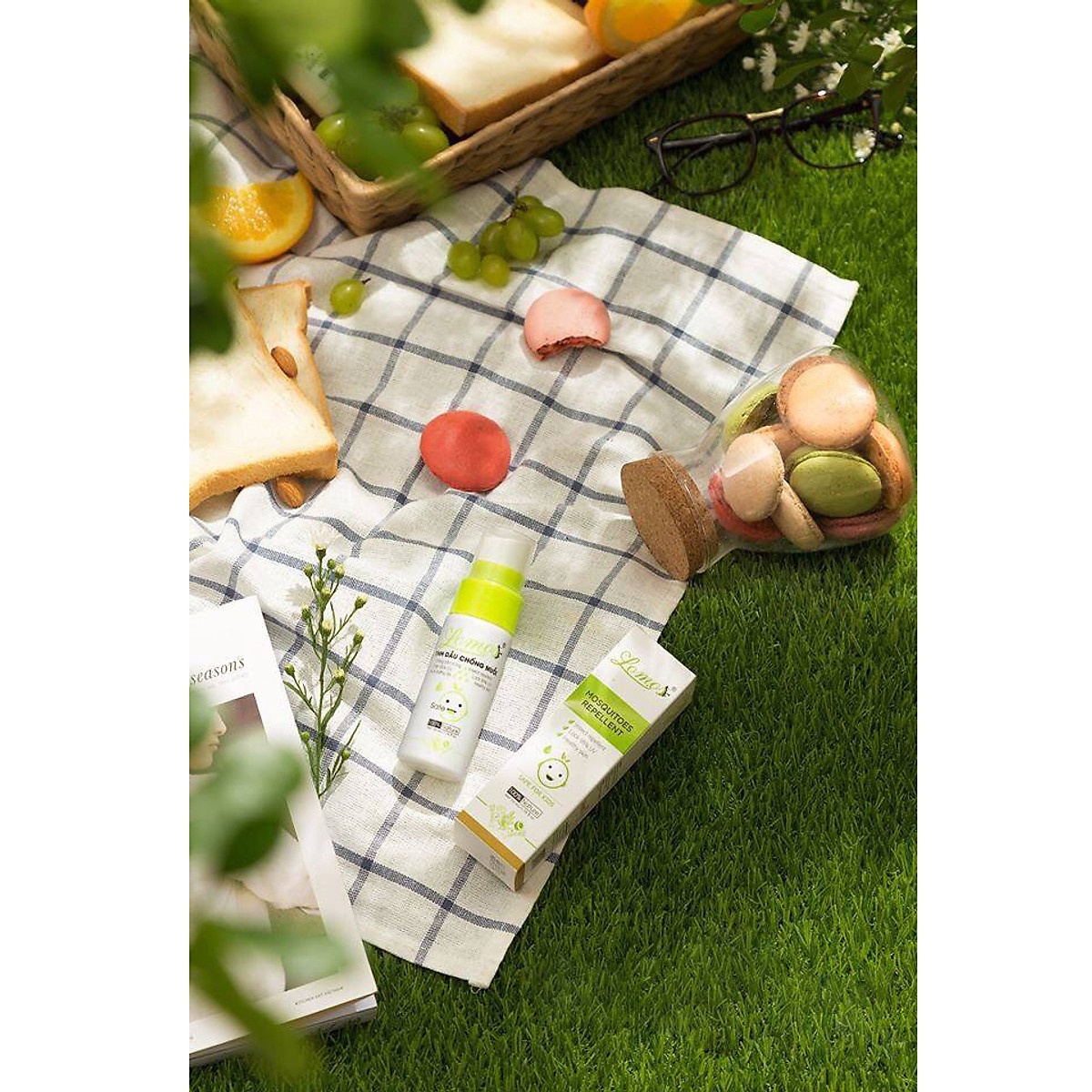 Xịt chống muỗi LOMOS Chanh Sả 20ml hình 2