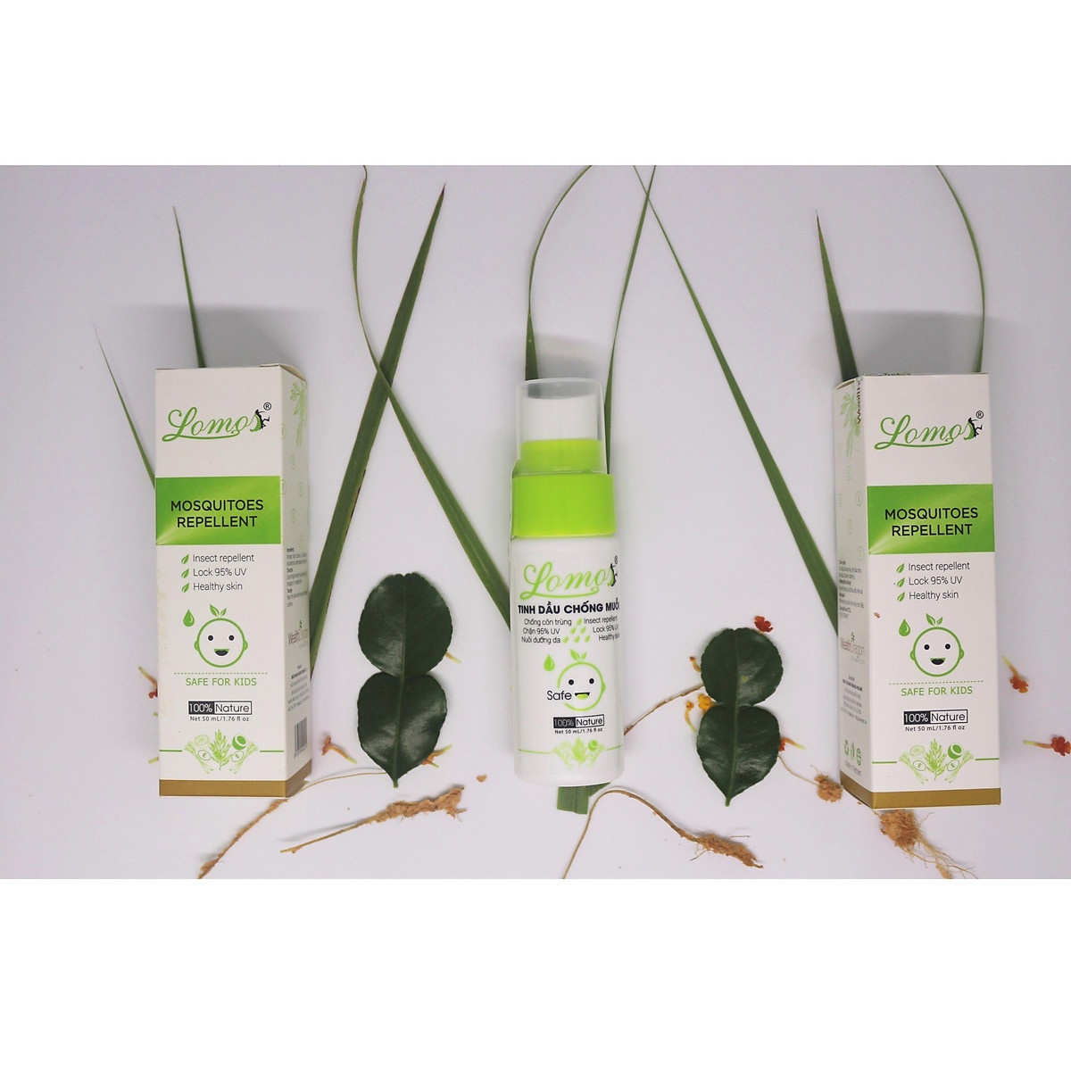 Xịt chống muỗi LOMOS Chanh Sả 20ml hình 3