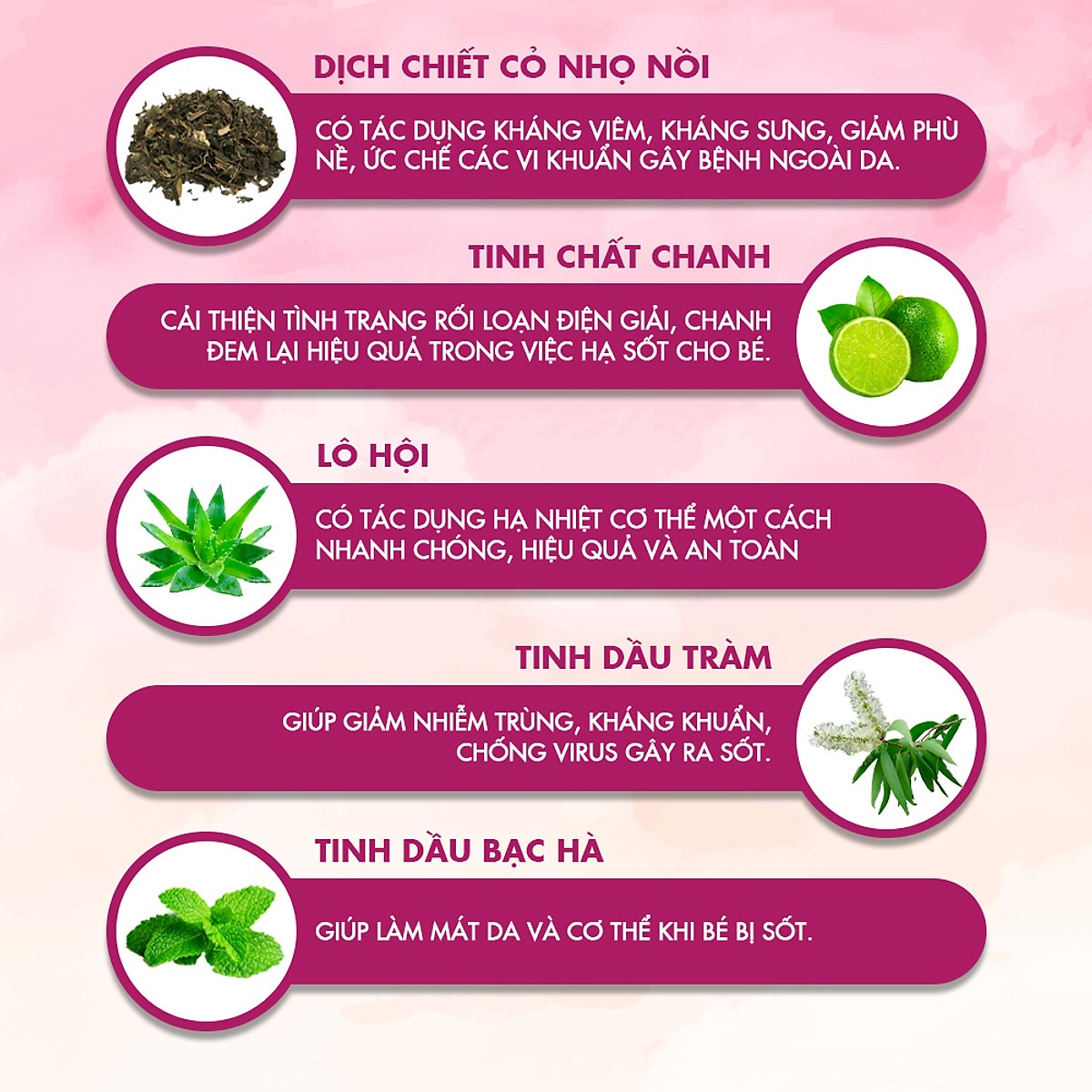 Khăn lau hạ sốt Oribebe 2Y+ hình 2