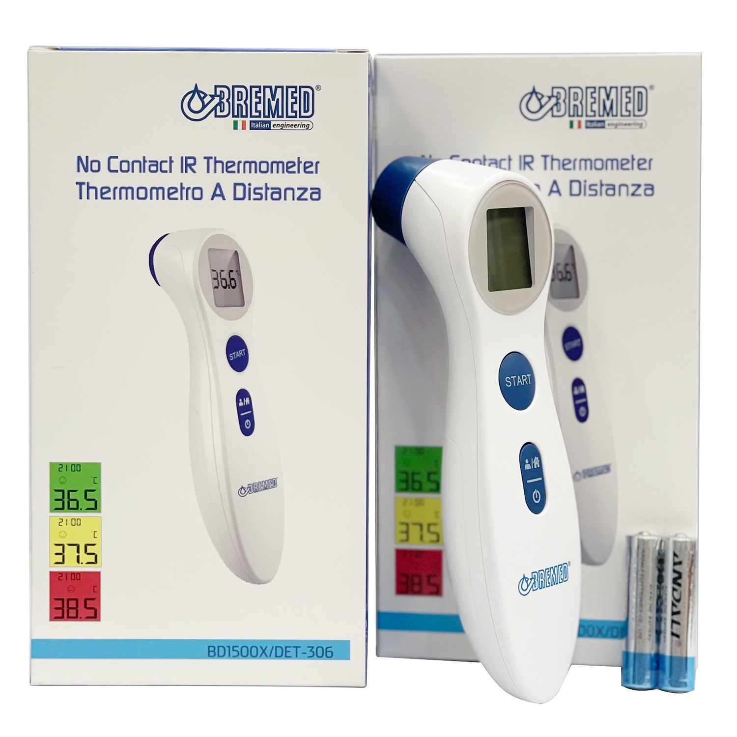 Nhiệt kế điện tử hồng ngoại Bremed hình 2