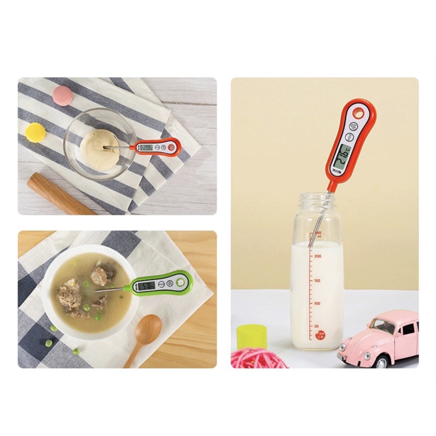 Nhiệt kế Tanita T533  đo nhiệt độ sữa - thực phẩm  hình 2