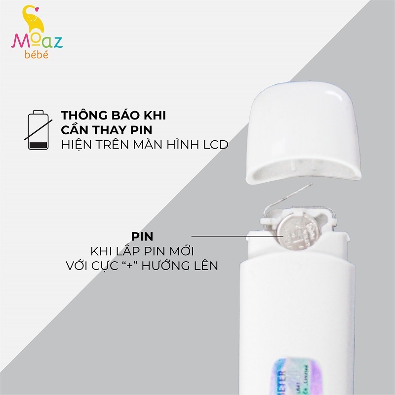 Nhiệt kế kỹ thuật số Moaz BéBé MB-040 hình 5