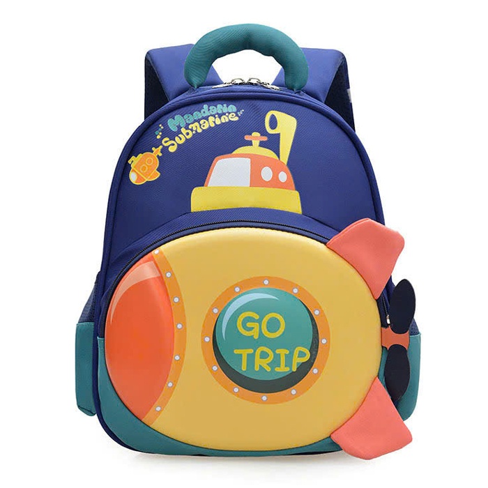 Balo trẻ em Mamago tàu vũ trụ siêu ngầu (Xanh) hình 1