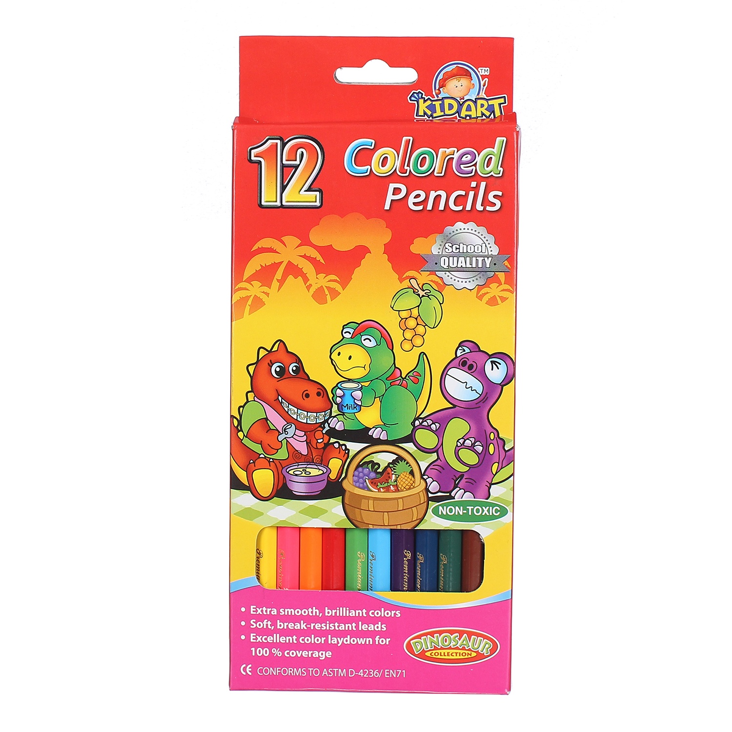 Bút chì màu cho bé 12 cây RS.CHI-CPL-12A hình 1