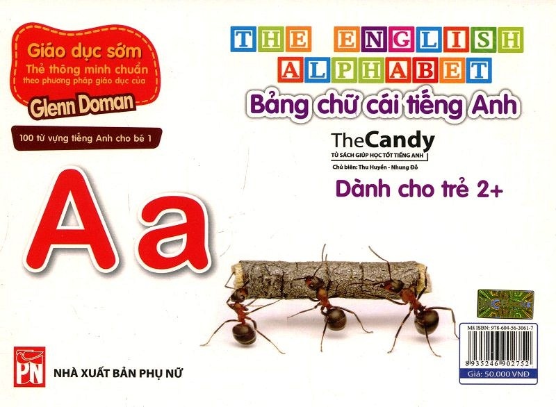 Flashcard dạy trẻ theo phương pháp Glenn Doman - Bảng chữ cái Tiếng Anh hình 1