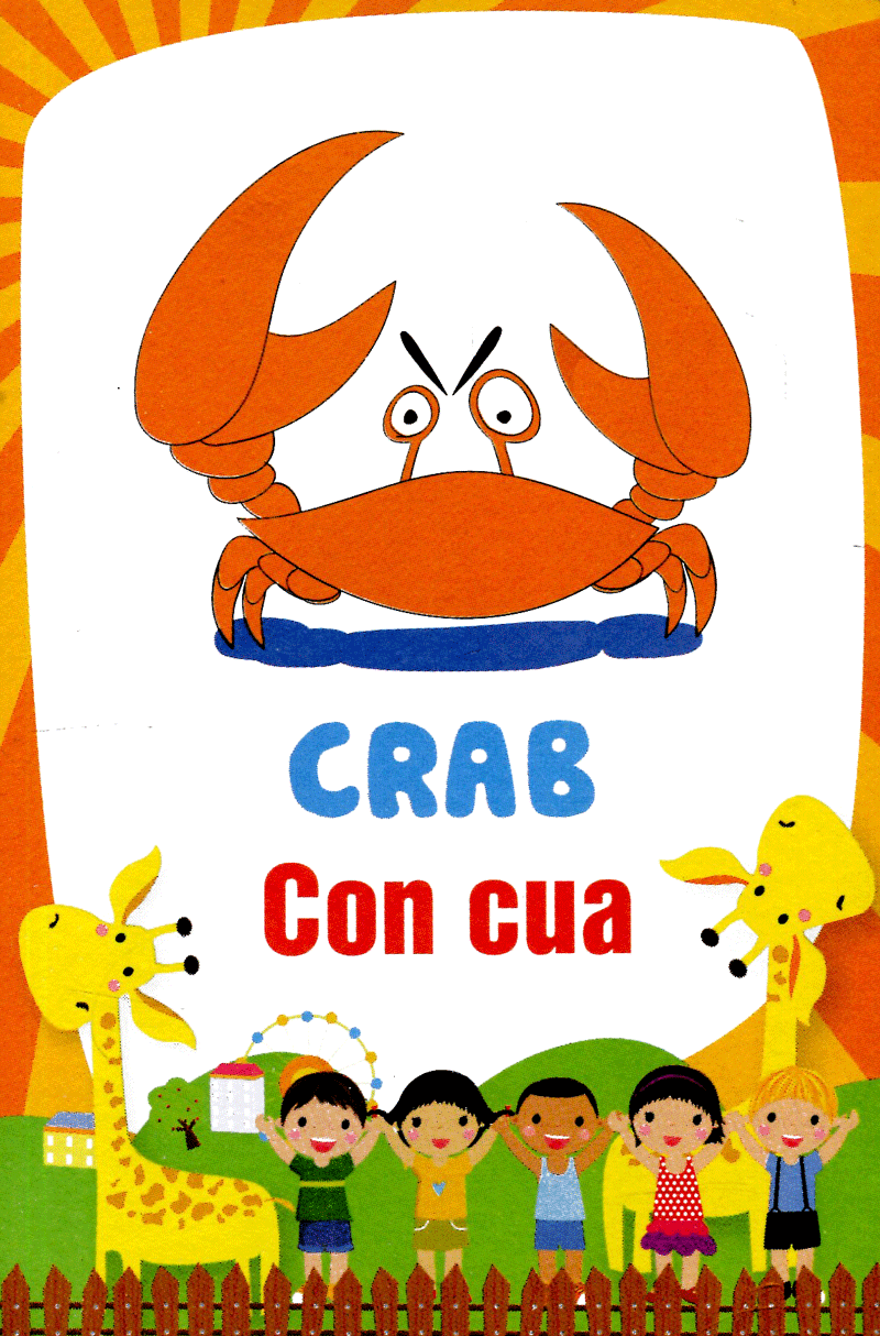 Túi thẻ Học vui cùng bé - Bé nhận biết và tô màu động vật hình 1