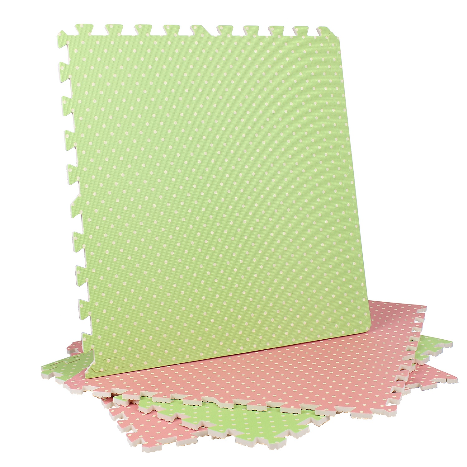 Thảm ghép KIZA Red & Green Dot hình 4