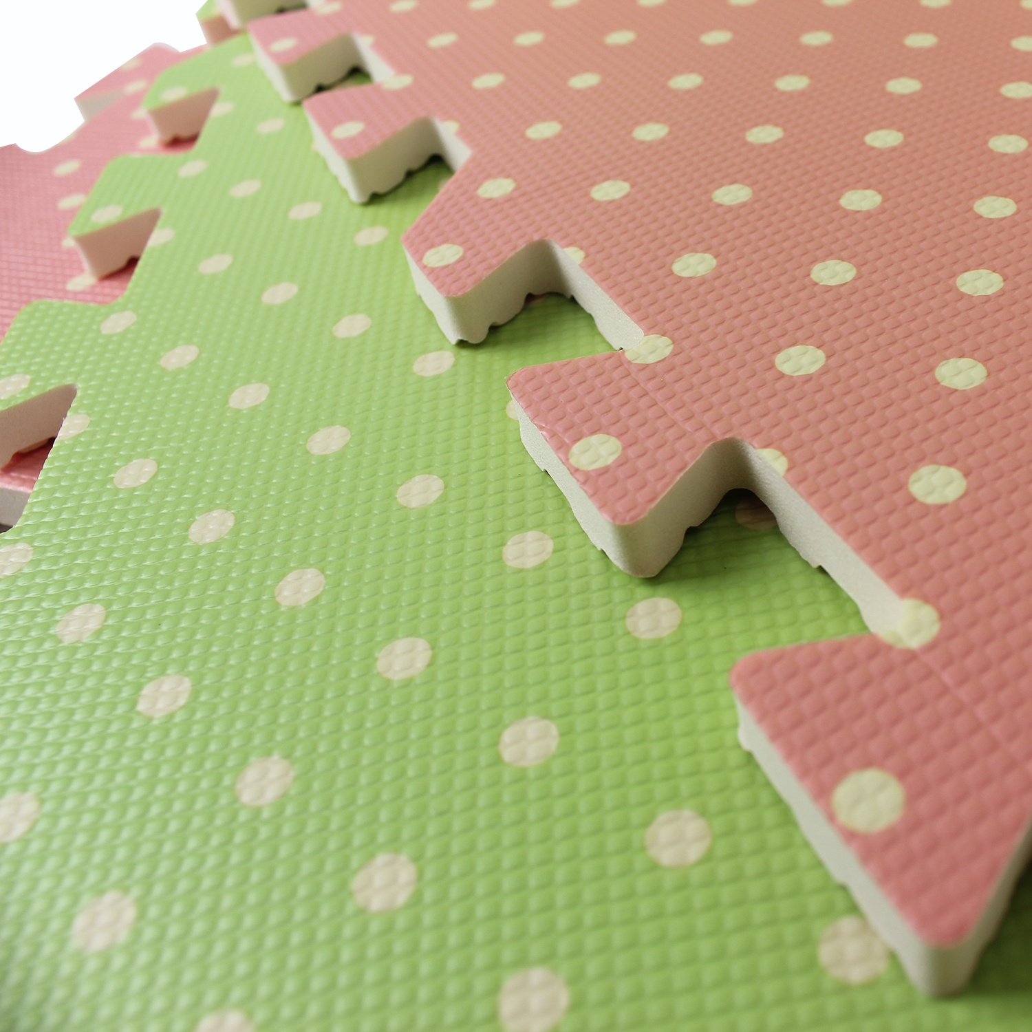 Thảm ghép KIZA Red & Green Dot hình 3