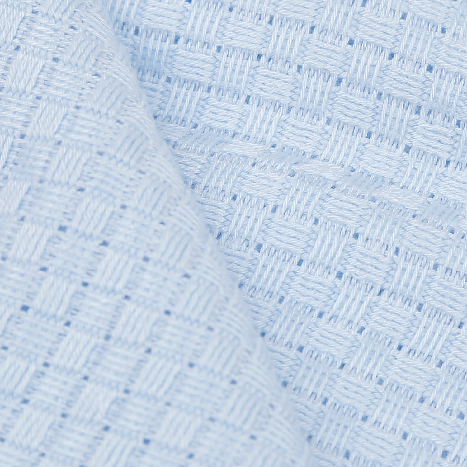 Chăn lưới sợi tre cho bé KidsPlaza 22K-BB01 (Xanh) hình 3