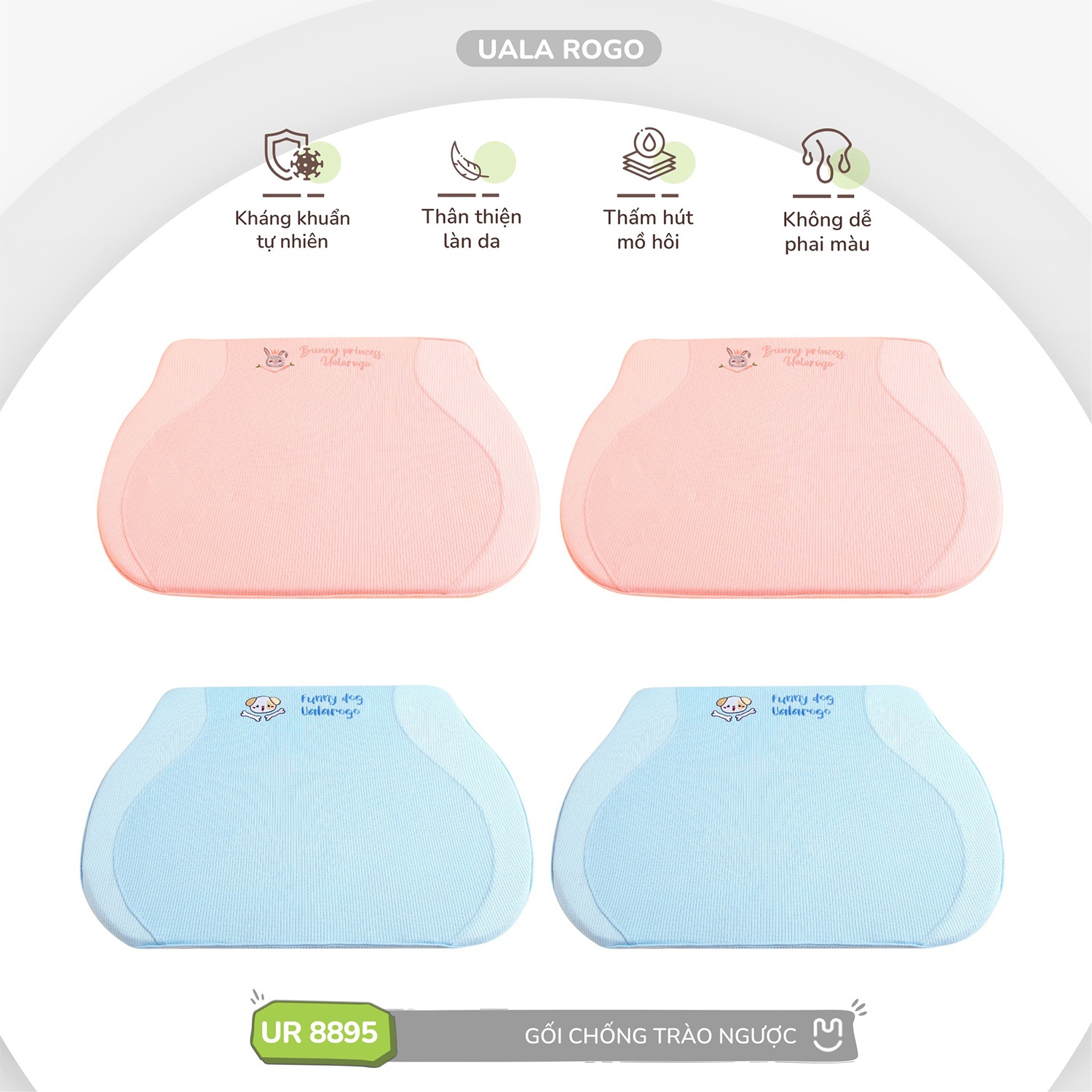 Gối chống trào ngược Uala Rogo UR8895 hình 1
