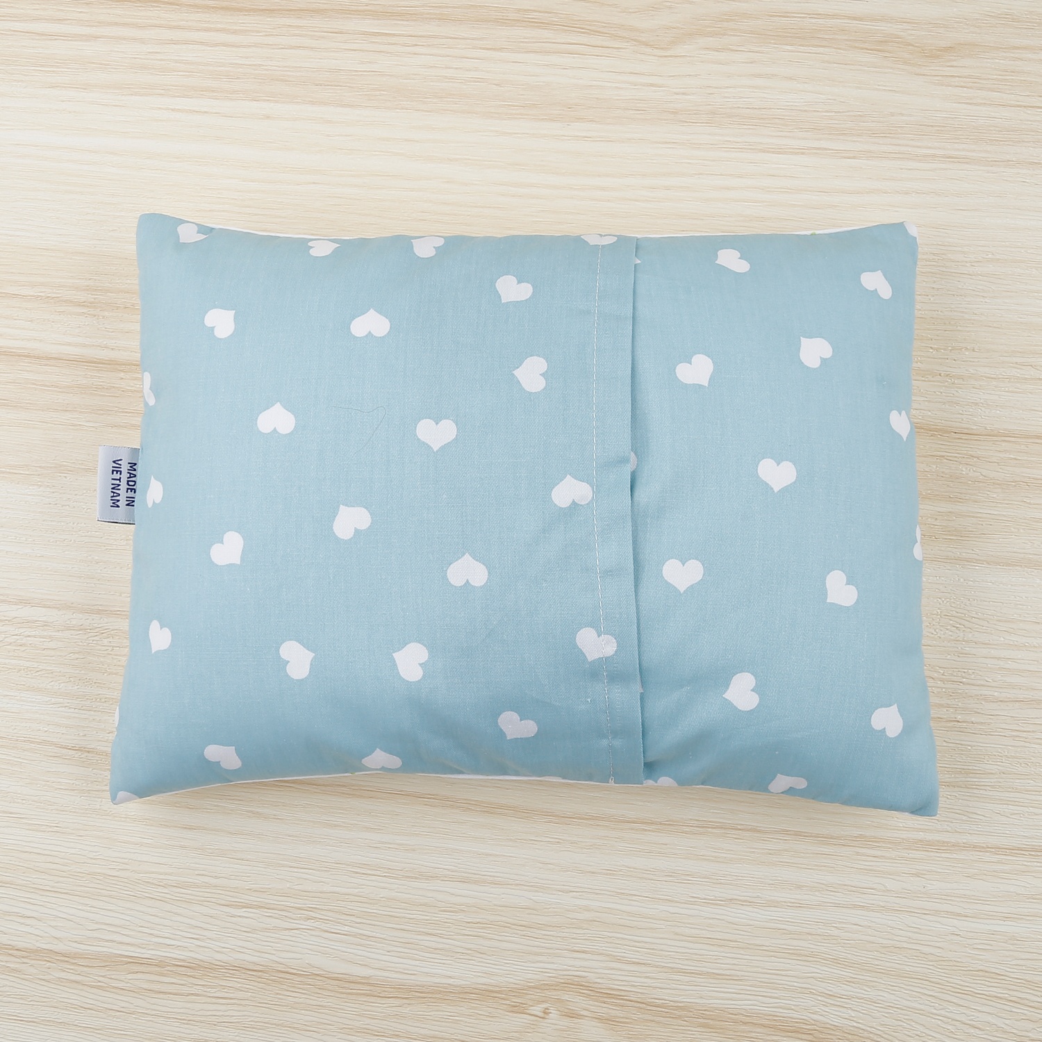 Gối cotton bông mềm Kids Plaza TM21 (Xanh) hình 2