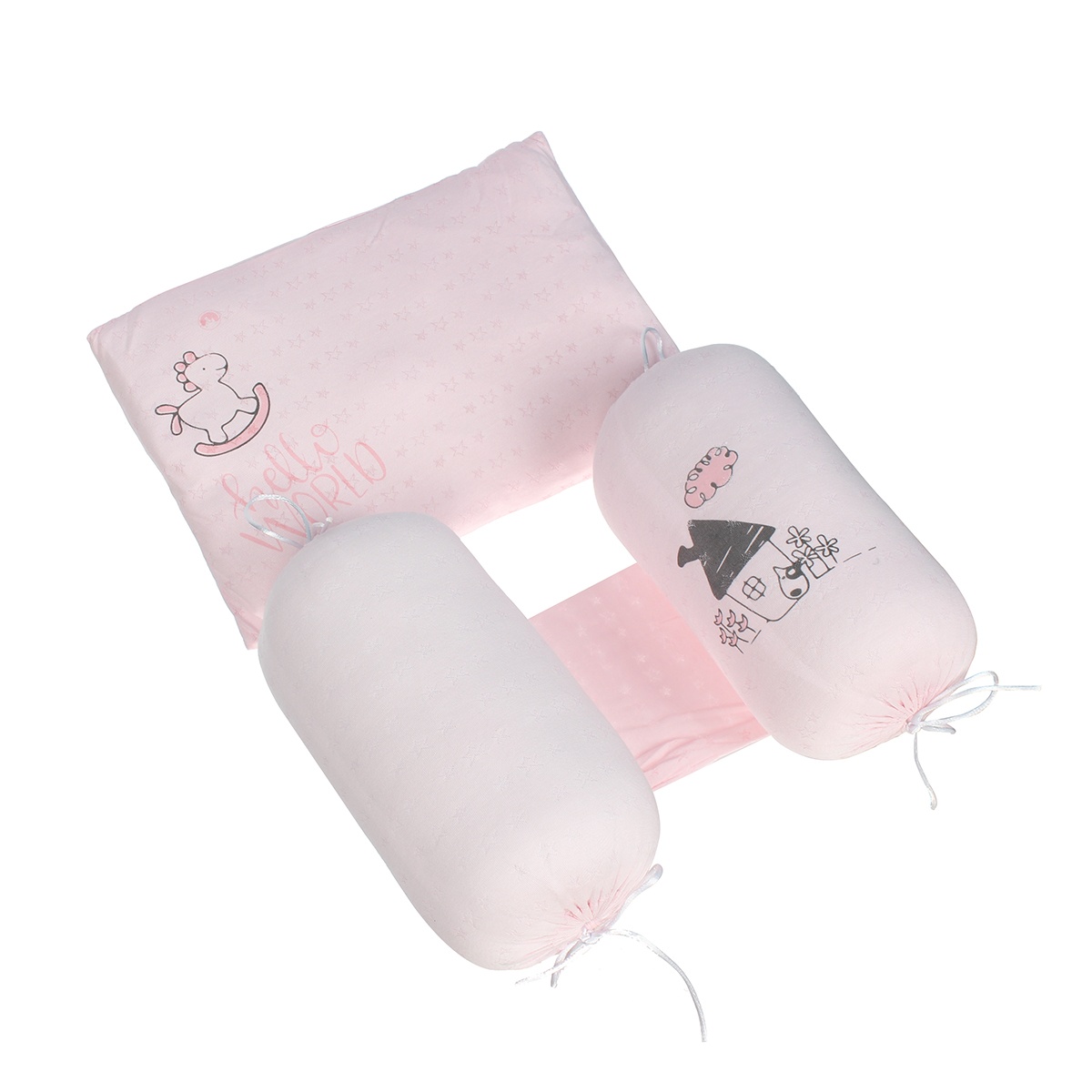 Set gối chặn Mamago twikle star ND20H (Hồng) hình 2